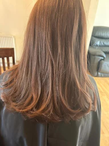 Hair styling work by Sophie, mobile hairdresser Liverpool — example 5